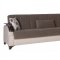 Trento Selen Brown Sectional Sofa Bed by Istikbal w/Options