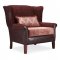 Two-Tone Fabric Traditional Sofa w/Optional Chair & Half