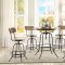 Angstrom 5429-36RD Counter Height Dining Set 5Pc by Homelegance