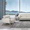 Brustle Sofa Set 3Pc 8334 in Light Grey Eco-Leather by VIG