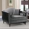 Karina Sofa CM6249 in Gray Flannelette w/Options