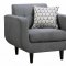 Stansall Sofa & Loveseat Set 505201 in Grey Fabric by Coaster