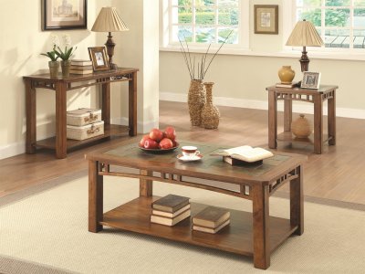 703328 2Pc Coffee Table Set by Coaster w/Optional Tables