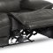 Alden Power Motion Sofa & Loveseat - Dark Grey Leather