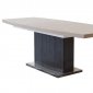 Cafe-456 425456 Dining Table in Grey High Gloss by New Spec