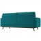 Prompt Sofa in Teal Fabric by Modway