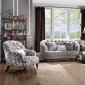 Saira Sofa 52060 in Light Gray Fabric by Acme w/Options