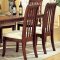 Distressed Cherry Finish Dining Furniture W/Carved Details