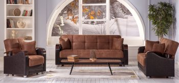 Luna Silverado Mocha Sofa Bed by Sunset w/Options [IKSB-Luna Silverado Mocha]