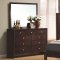 Serenity 201971 Bedroom Set in Merlot by Coaster w/Options