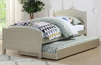 F9276 Kids Bedroom 3Pc Set in Silver Finish by Boss w/Options [PXBS-F9276 Silver]