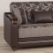 Divamax Sofa Bed in Brown Flower Fabric by Casamode w/Options