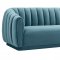 Arno Sofa TOV-S165 in Sea Blue Velvet Fabric by TOV Furniture