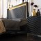 Wave Bedroom in Dark Gray by ESF w/ Options