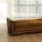 Modern Brown & Brick Two-Tone Living Room w/Storage Sleeper Sofa