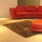 A94 Red Half Leather Modular 4PC Sectional Sofa by VIG