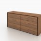 Zen Dresser in Walnut by Casabianca