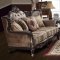 Christie Traditional Sofa in Light Brown Fabric w/Options