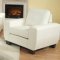 G207 Sofa & Loveseat in White Bonded Leather by Glory w/Options