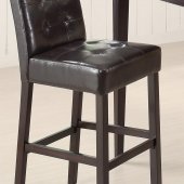 102576 Bar Stools Set of 2 by Coaster in Dark Brown