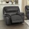 Hadden Recliner Sofa 9903GY in Gray by Homelegance