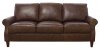 Rachel Sofa & Loveseat Set in Bronx Brown by Luke Leather