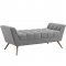 Response EEI-1788 Sofa in Expectation Gray Fabric by Modway