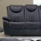 Brown Leather Living Room Set With Recliner Seats