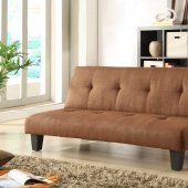 Albert 4806MBR Lounger Sofa Bed by Homelegance in Brown