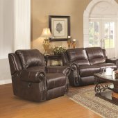 650161P Sir Rawlinson Power Motion Sofa in Brown Leather Match