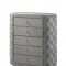 Perine Bedroom BD01062Q in Gray Velvet by Acme w/Options