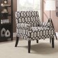 902623 Accent Chair Set of 2 in Printed Fabric by Coaster