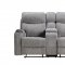 Aulada Motion Sofa 56900 in Gray Fabric by Acme w/Options