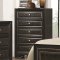 Delano 203811 Bedroom in Rubbed Black by Coaster w/Options