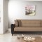 Bella Vista Sofa Bed in Brown Fabric by Casamode w/Options