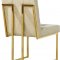 Victoria Dining Chair 715 Set of 2 Beige Linen Fabric - Meridian