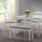 150304 Knox 5Pc Dining Set by Coaster in White