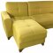 Tina Mustard Sectional Sofa in Fabric by Bellona