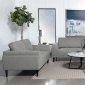 Rilynn Sofa & Loveseat Set 509524 in Gray Fabric by Coaster