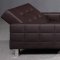 Fina Sofa Bed in Brown Leatherette by At Home USA w/Options