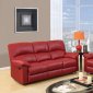 U99270-R Motion Sofa in Red PU by Global w/Options