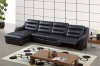 Ludlow Motion Sectional Sofa in Black by Beverly Hills