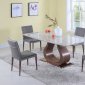 Sage Dining Table 5Pc Set w/Solid Marble Top by Chintaly