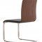 Baron Dining Table in Walnut w/Optional Side Chairs by Whiteline