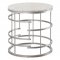 Brassica Coffee & 2 End Table 3608SV-01 in Silver by Homelegance