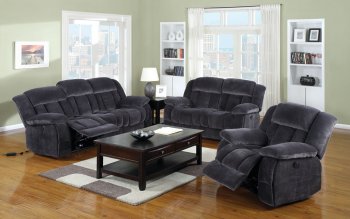 CM6820 St. Albans Power Reclining Sofa in Gray Fabric w/Options [FAS-CM6820 St. Albans]