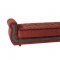 Roxanna Sofa Bed in Red Chenille Fabric by Rain w/Optional Items