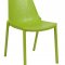 Clover Set of 4 Dining Chairs CL17G in Green by LeisureMod