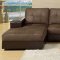 CM6588 Aspen Sectional Sofa in Microfiber & Leatherette