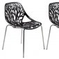 Asbury Set of 4 Dining Chairs AC16BL in Black by LeisureMod